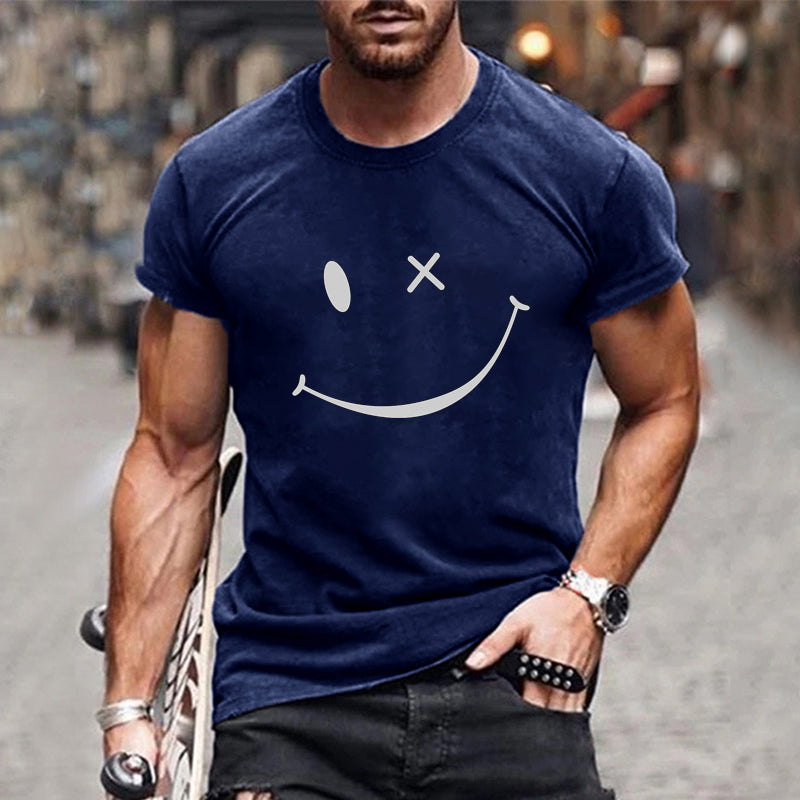 Men's Graphic Smiley T-Shirt