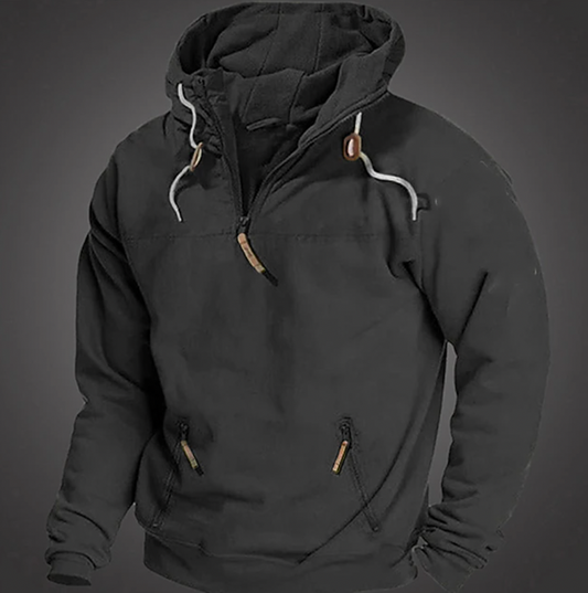 Men's Half-Zip Pullover Hoodie