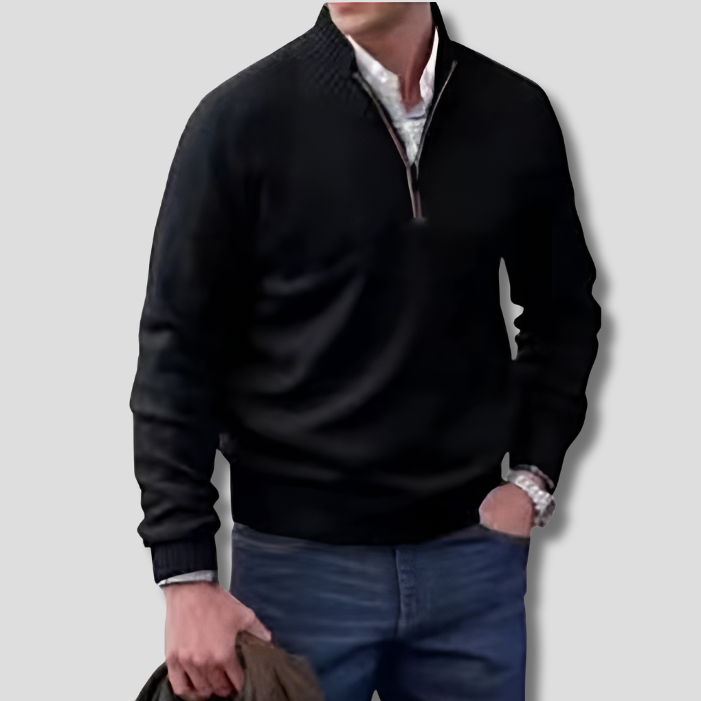 Men's Half-Zip Sweater – Stylish Layer
