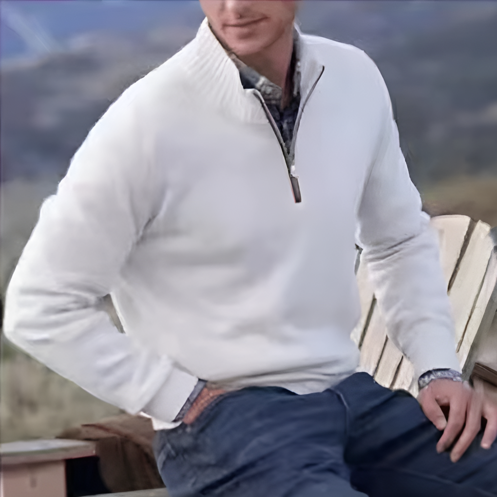 Men's Half-Zip Sweater – Stylish Layer