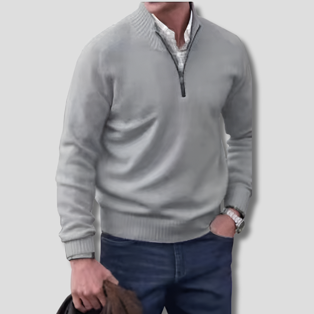 Men's Half-Zip Sweater – Stylish Layer