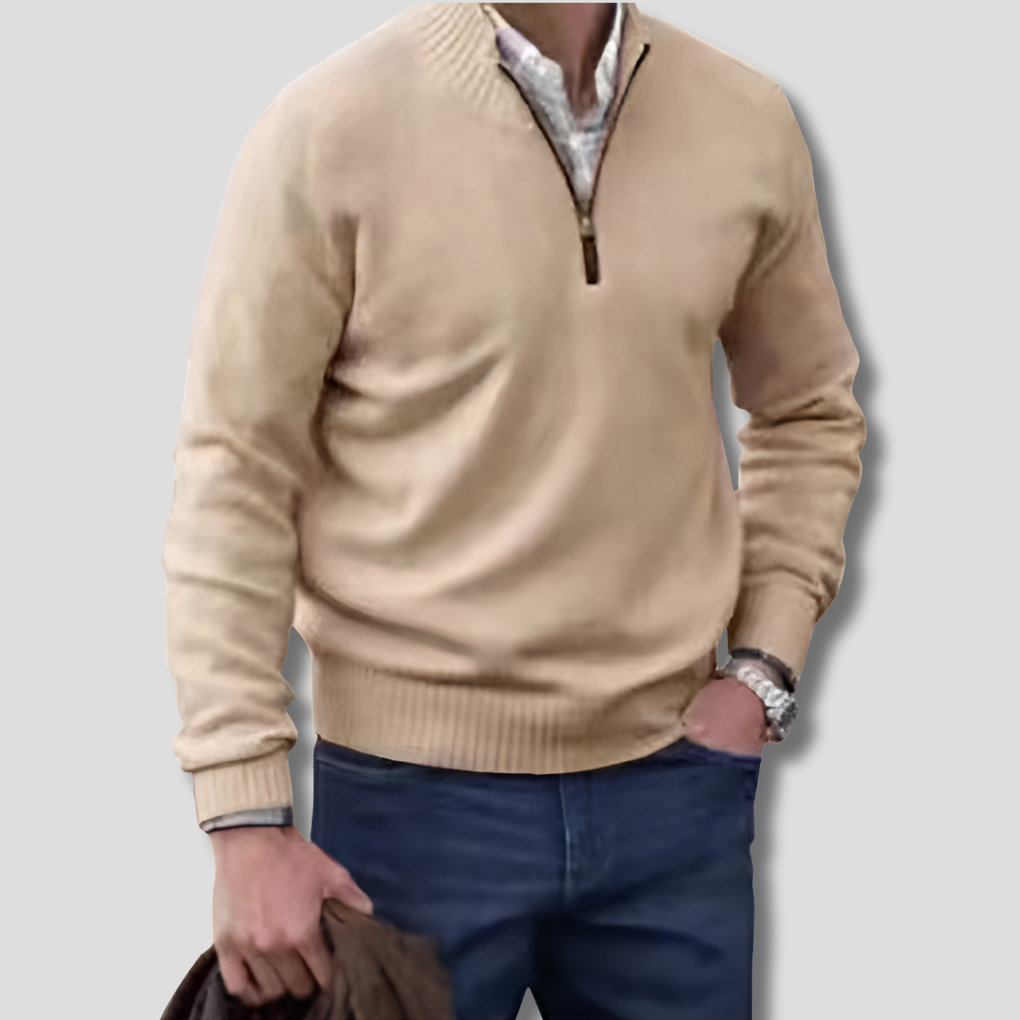 Men's Half-Zip Sweater – Stylish Layer