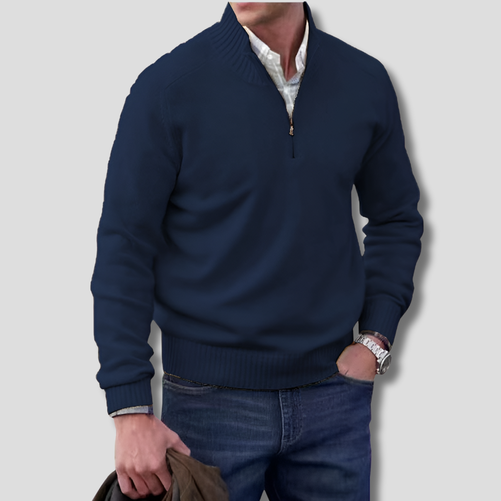 Men's Half-Zip Sweater – Stylish Layer