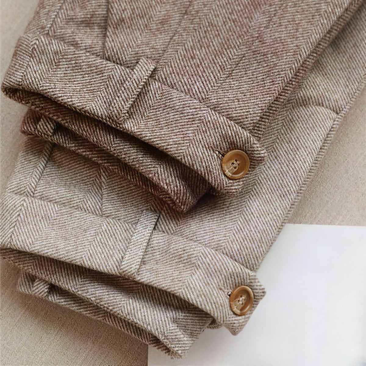 Men's Herringbone Dress Pants