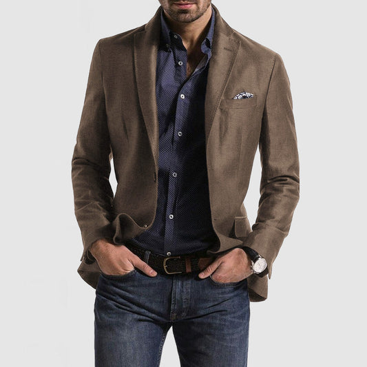 Men's High-Quality Autumn Wool Formal Suit
