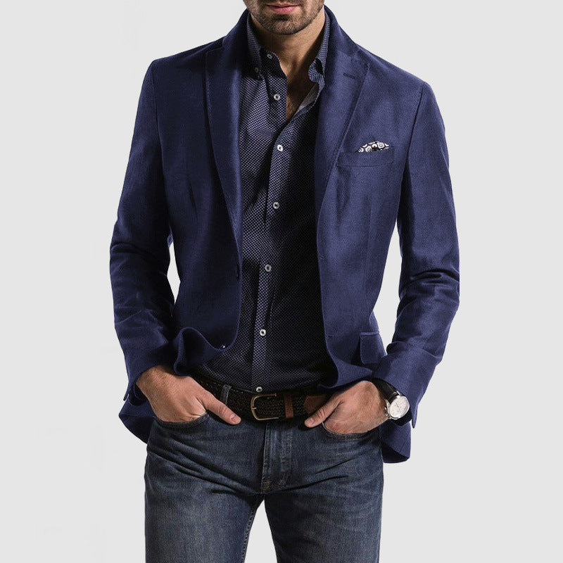 Men's High-Quality Autumn Wool Formal Suit
