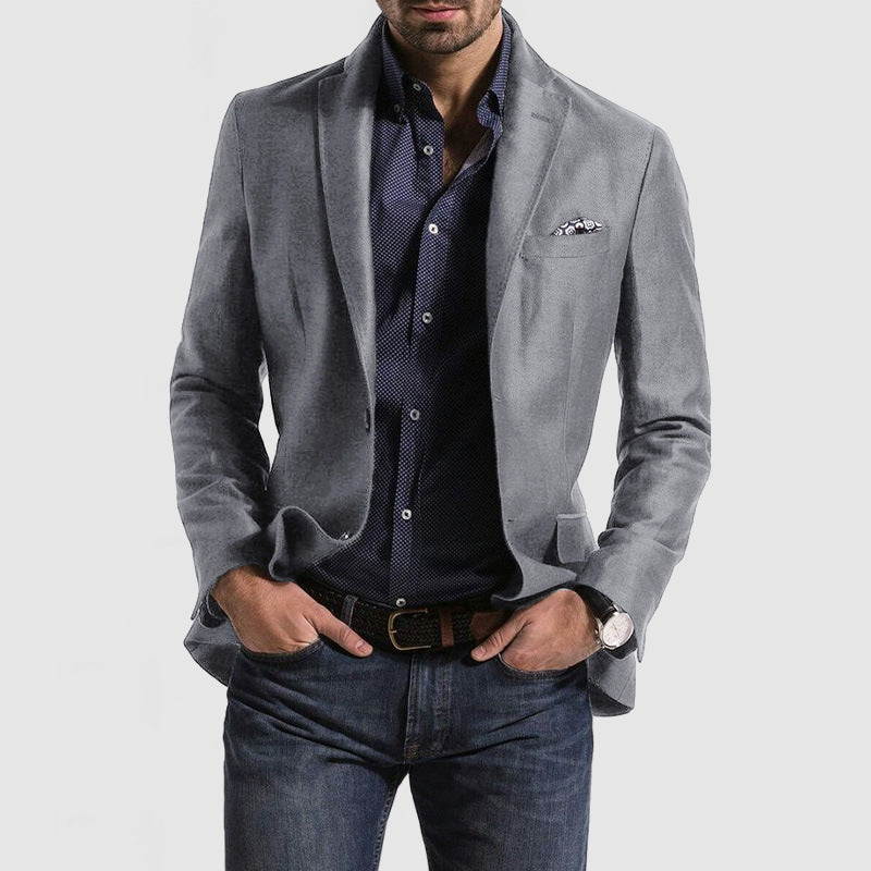 Men's High-Quality Autumn Wool Formal Suit