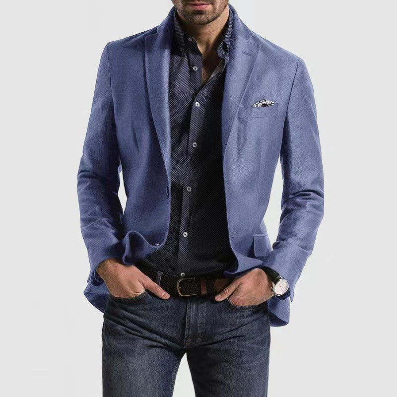 Men's High-Quality Autumn Wool Formal Suit