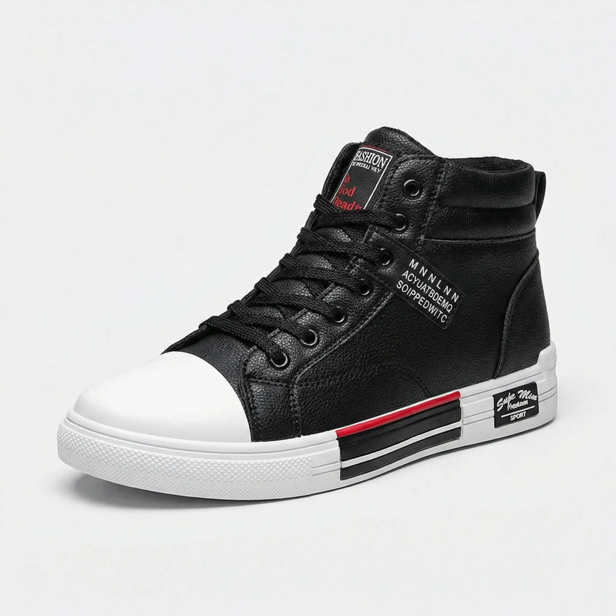 Men's High-Top Lace-Up Sneakers