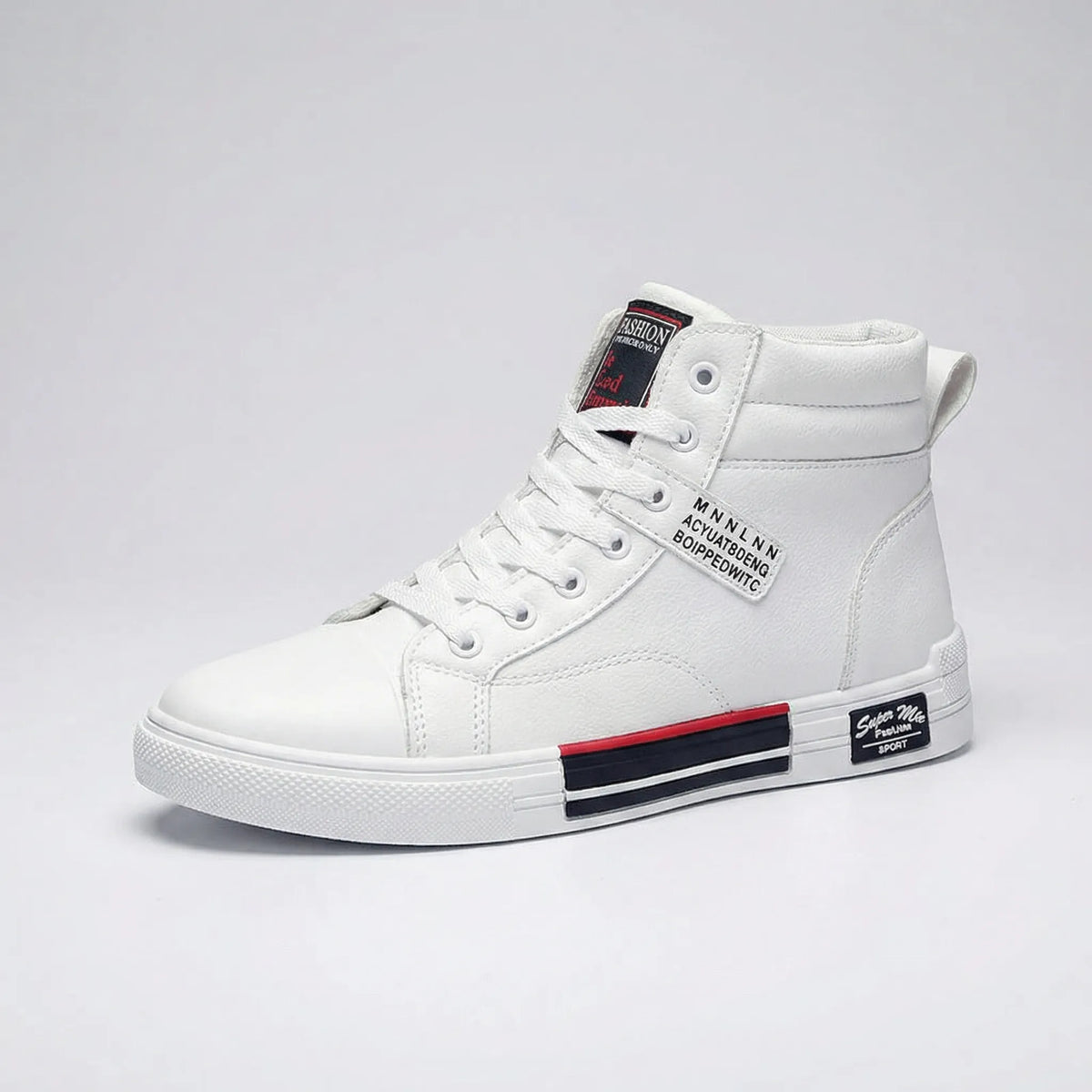 Men's High-Top Lace-Up Sneakers