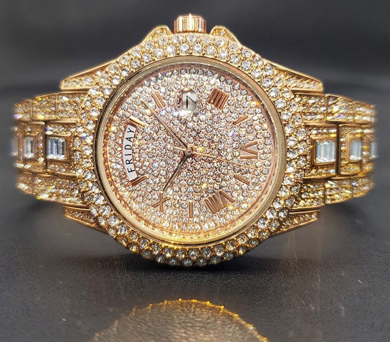 Men's Iced Out Luxury Watch