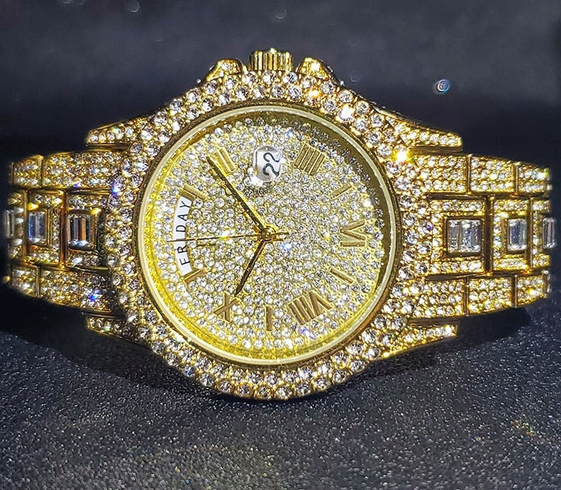 Men's Iced Out Luxury Watch