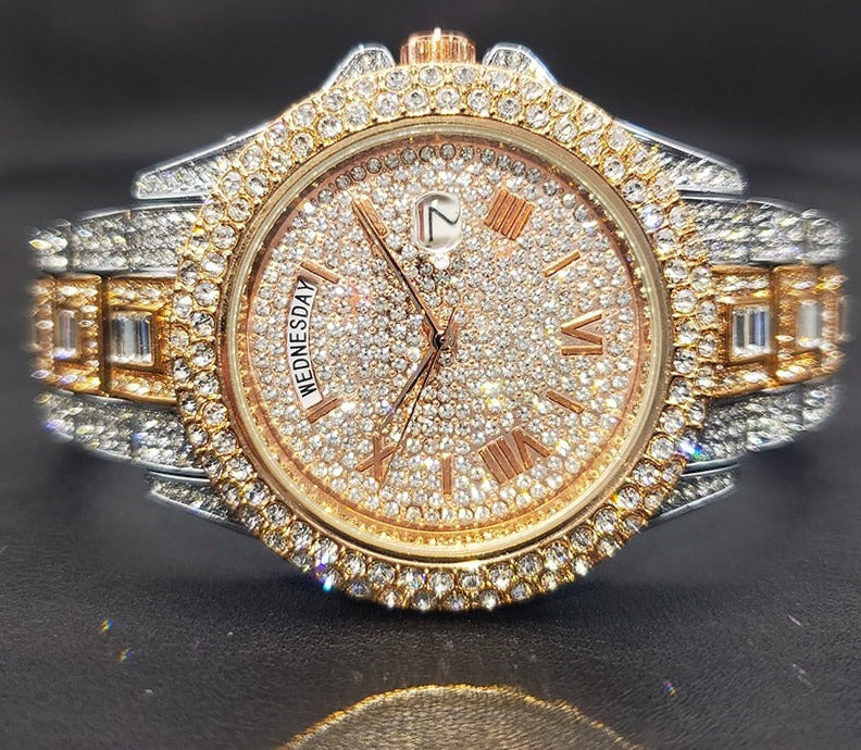 Men's Iced Out Luxury Watch
