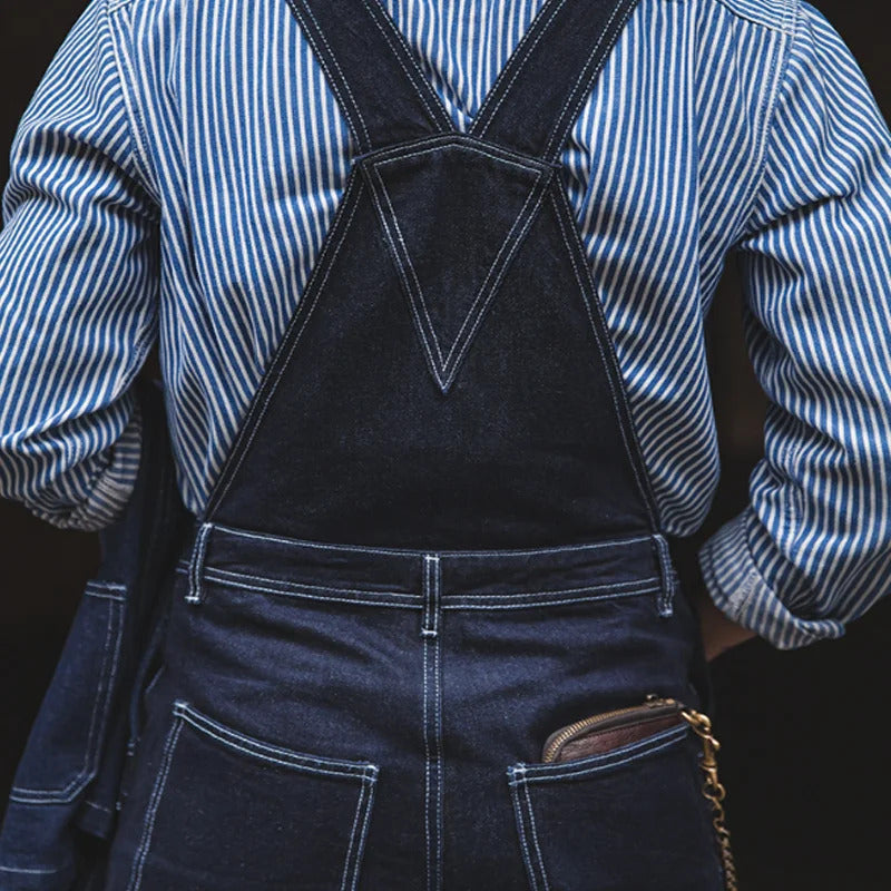 Men's Indigo Denim Overalls | Comfort and Durability