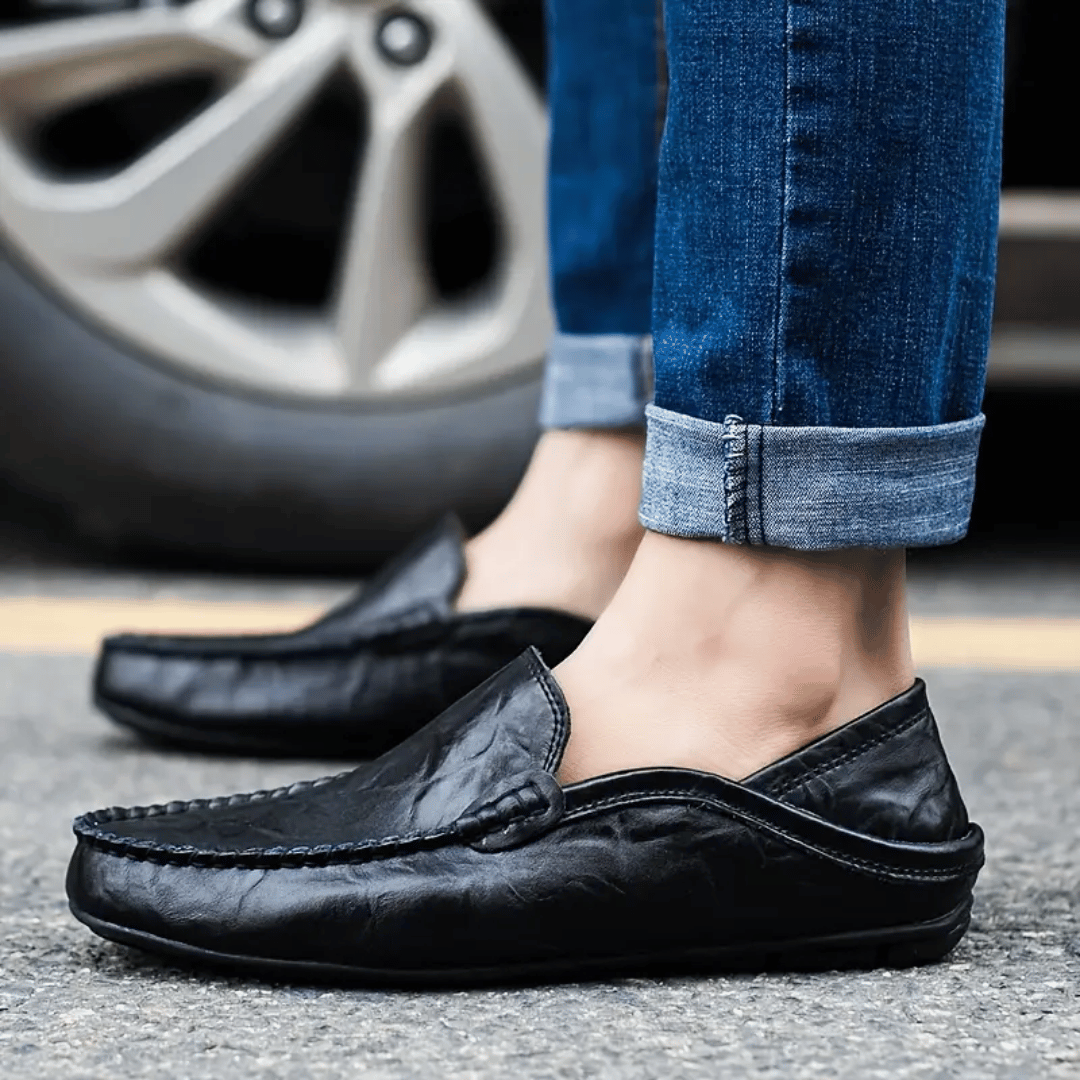 Men's Italian Slip-On Moccasins