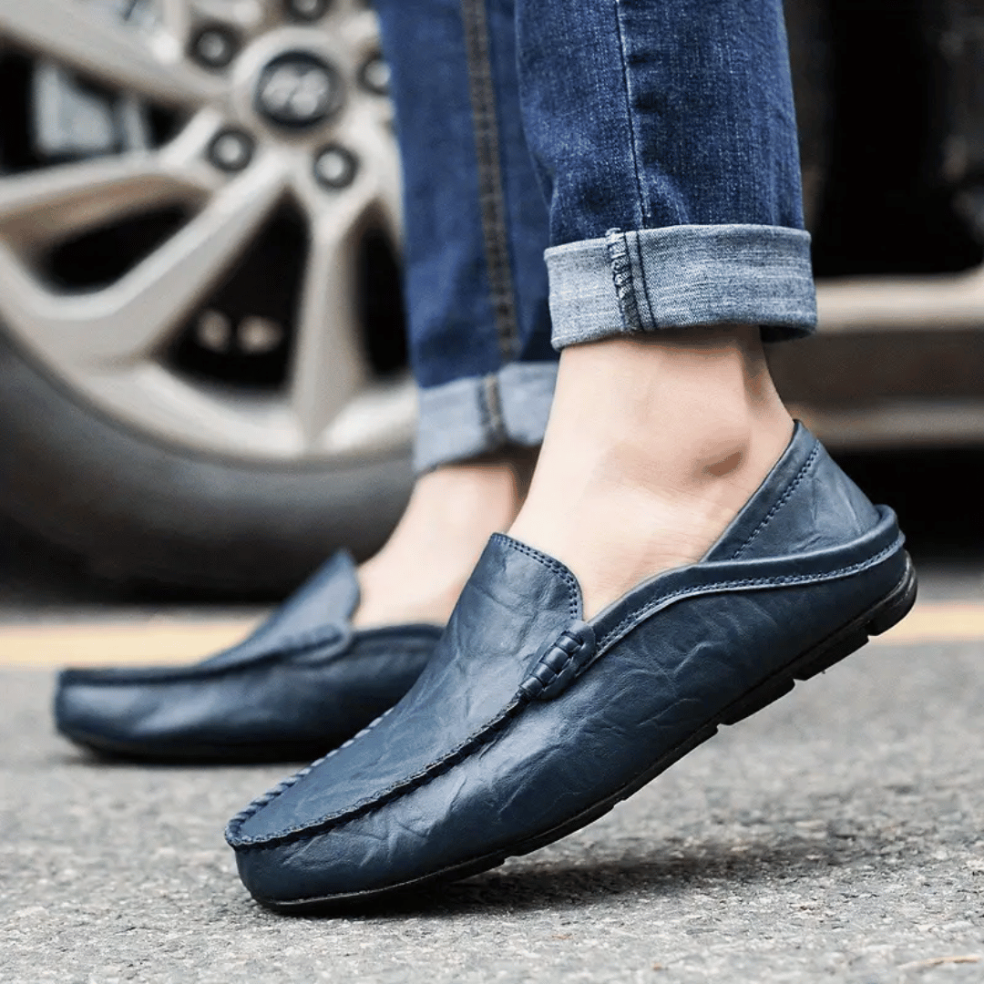 Men's Italian Slip-On Moccasins