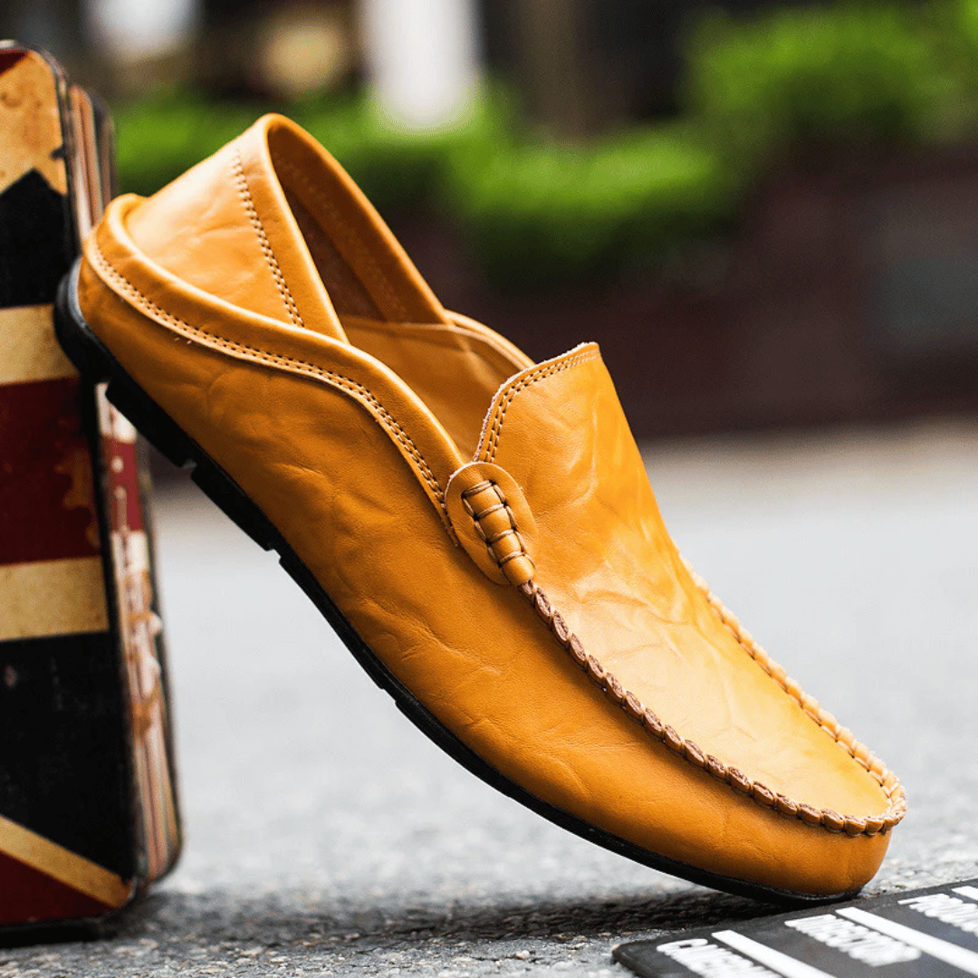 Men's Italian Slip-On Moccasins
