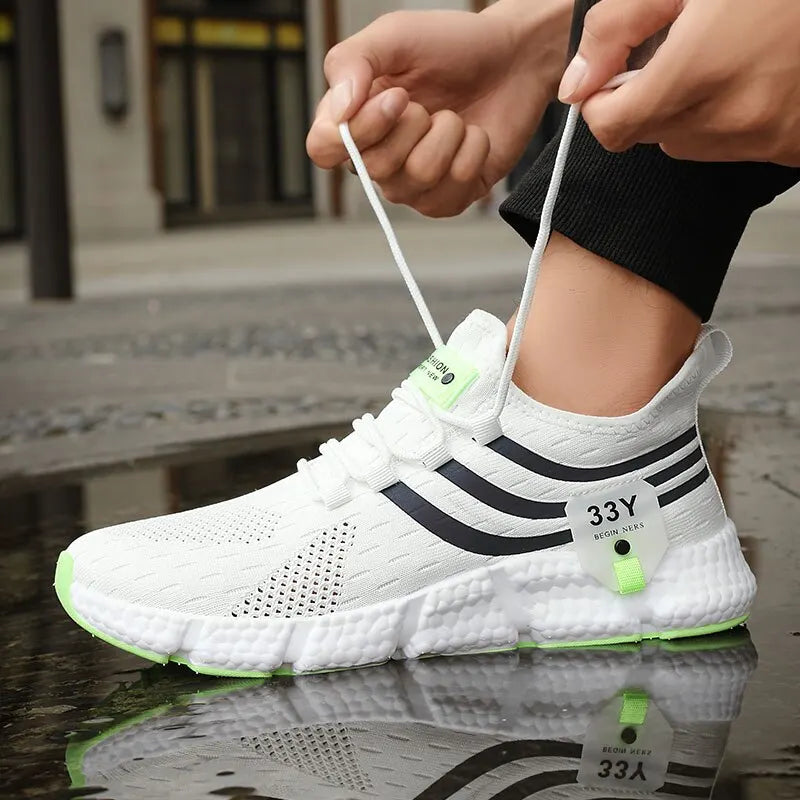 Men's Lace-Up Athletic Sneakers