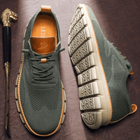 Men's Lace-Up Casual Sneakers