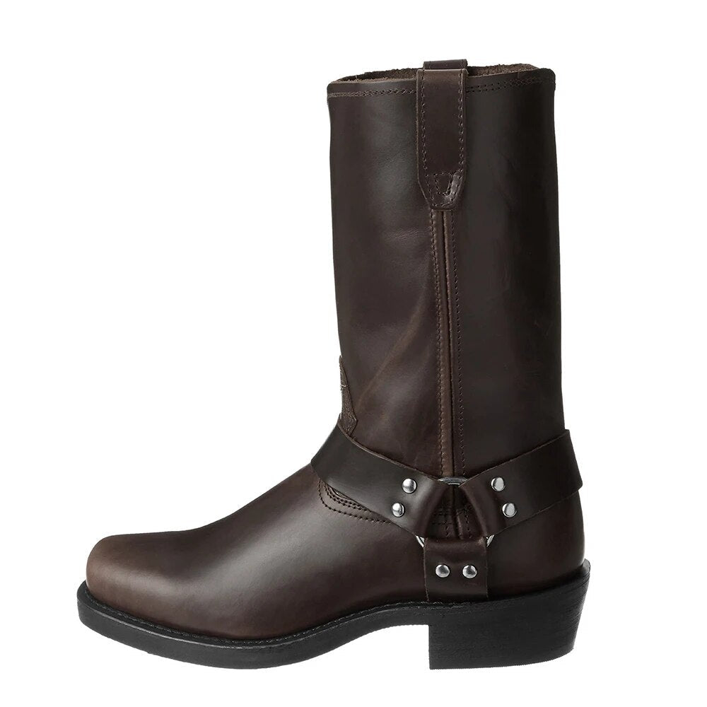Men's Leather Cowboy Boots