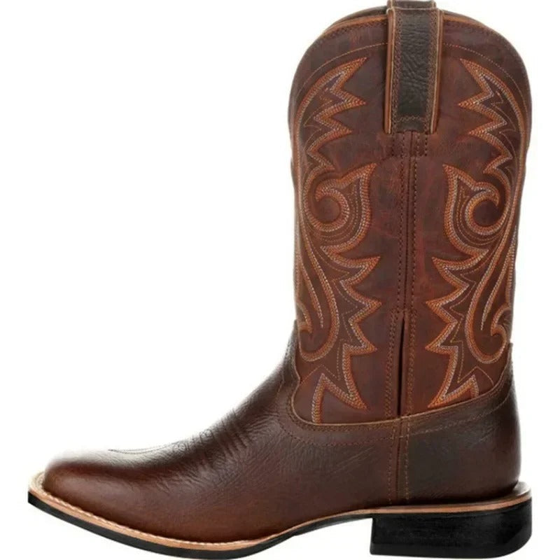 Men's Leather Cowboy Boots
