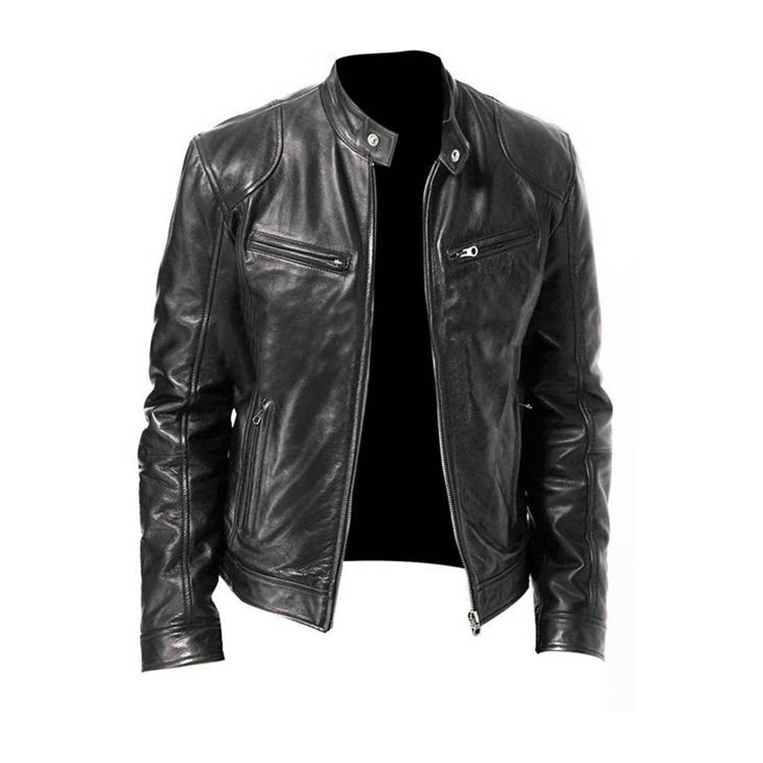 Men's Leather Jacket – Elegant Style for All Occasions