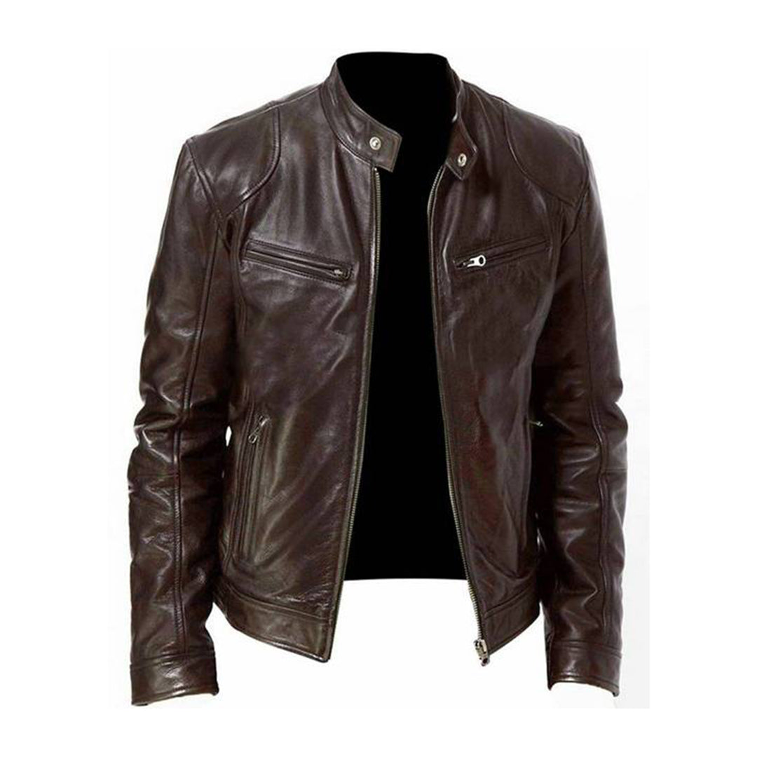 Men's Leather Jacket – Elegant Style for All Occasions