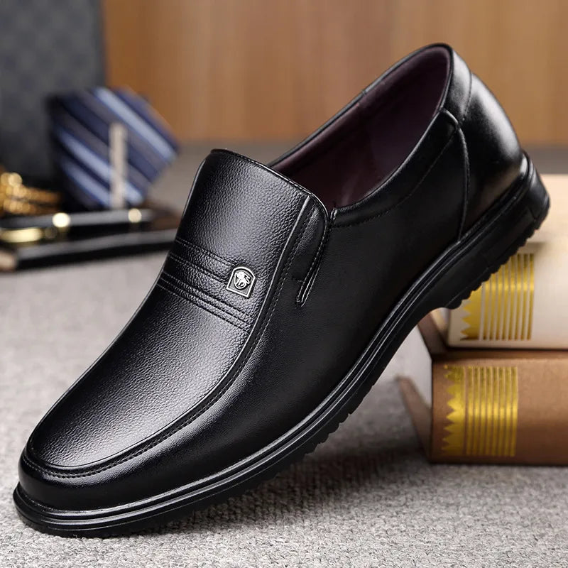 Men's Leather Loafers with Elegant Design