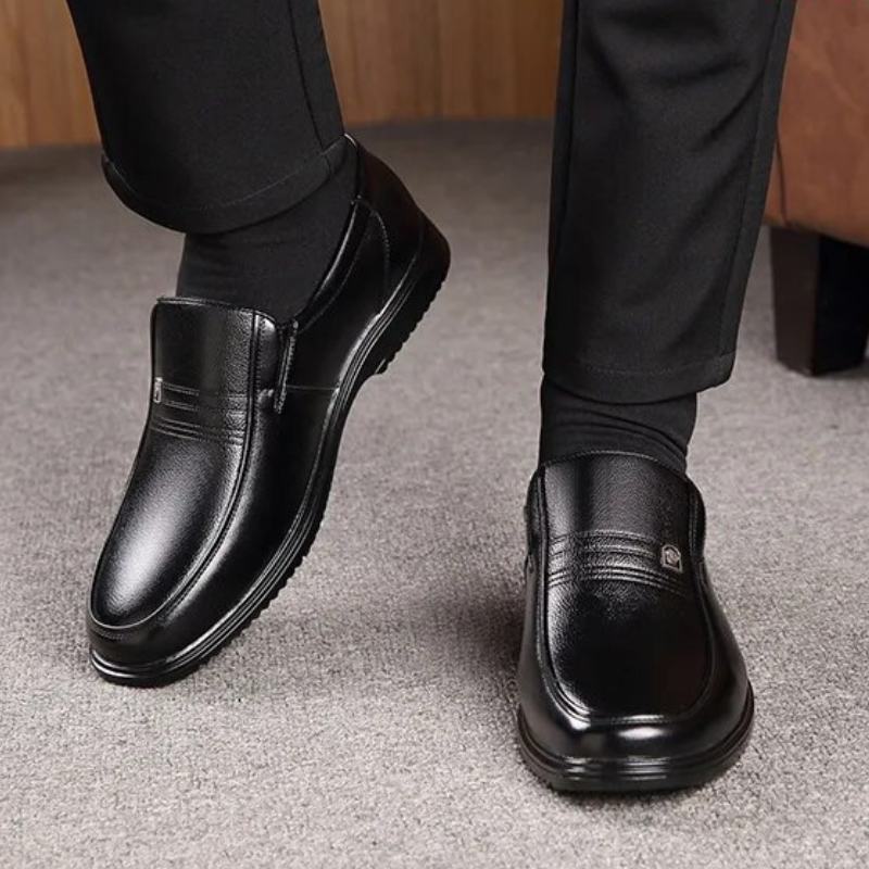 Men's Leather Loafers with Elegant Design