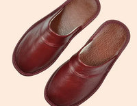 Men's Leather Slippers
