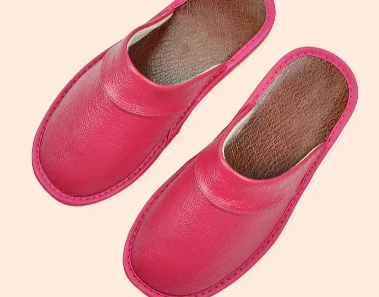 Men's Leather Slippers