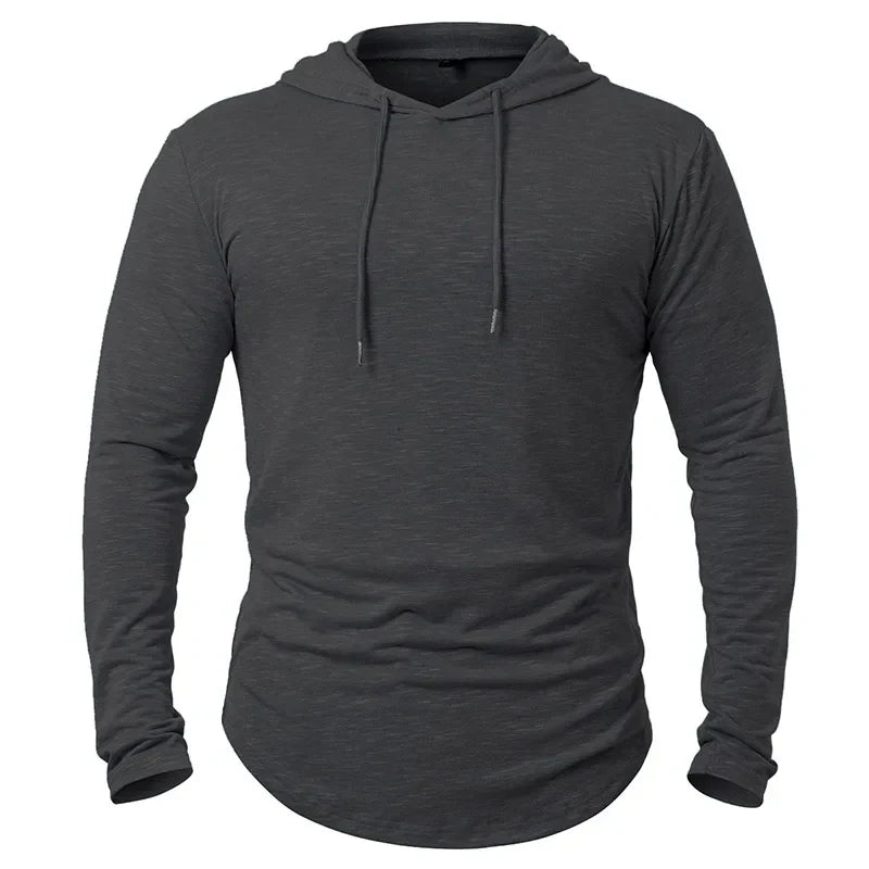 Men's Lightweight Workout Hoodie – Comfortable and Breathable