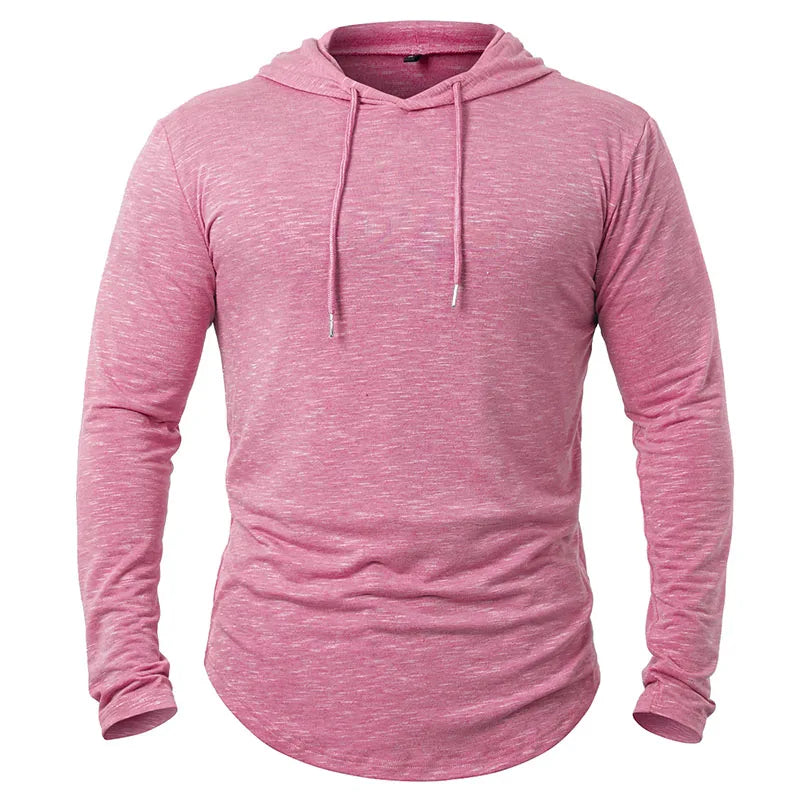 Men's Lightweight Workout Hoodie – Comfortable and Breathable