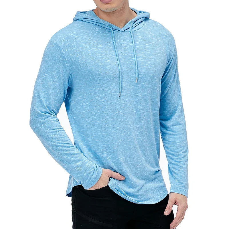 Men's Lightweight Workout Hoodie – Comfortable and Breathable