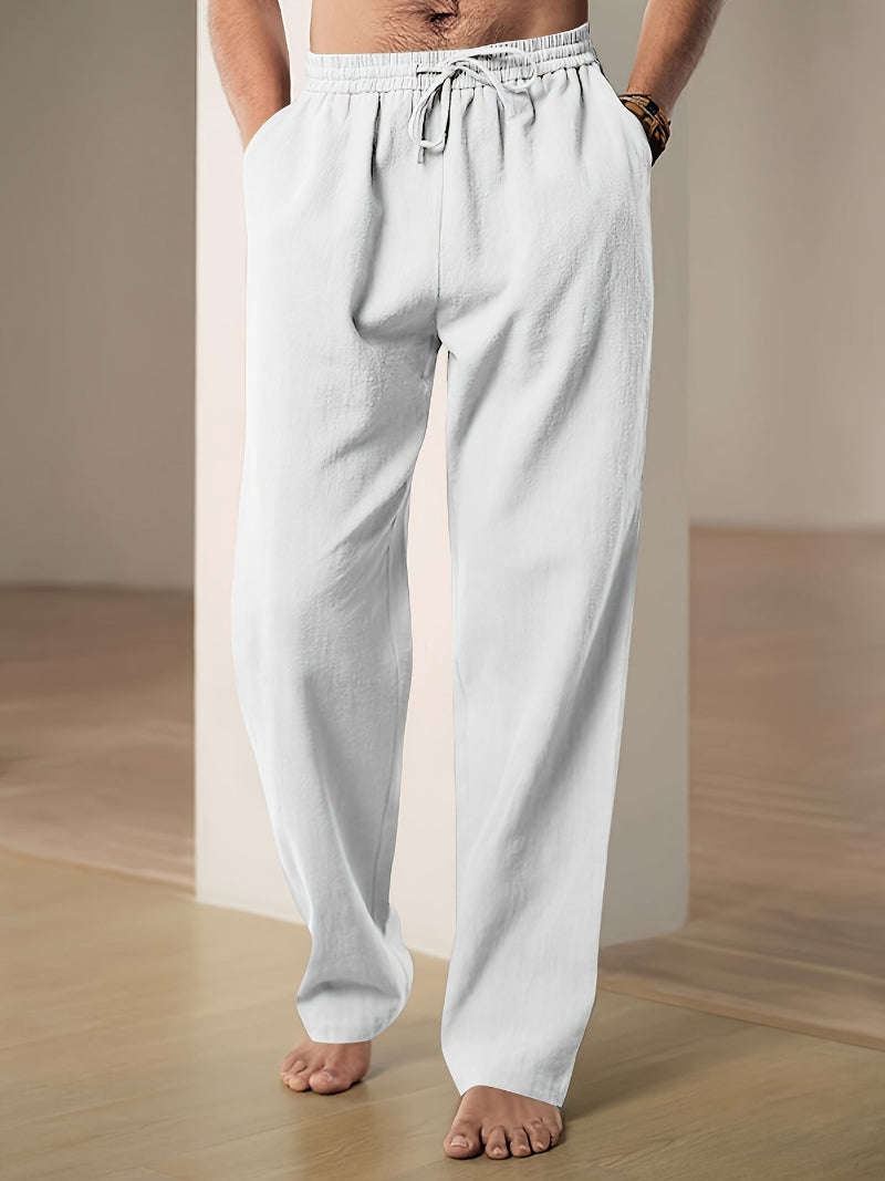 Men's Linen Blend Trousers