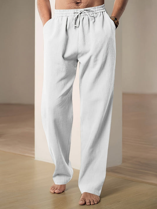 Men's Linen Blend Trousers