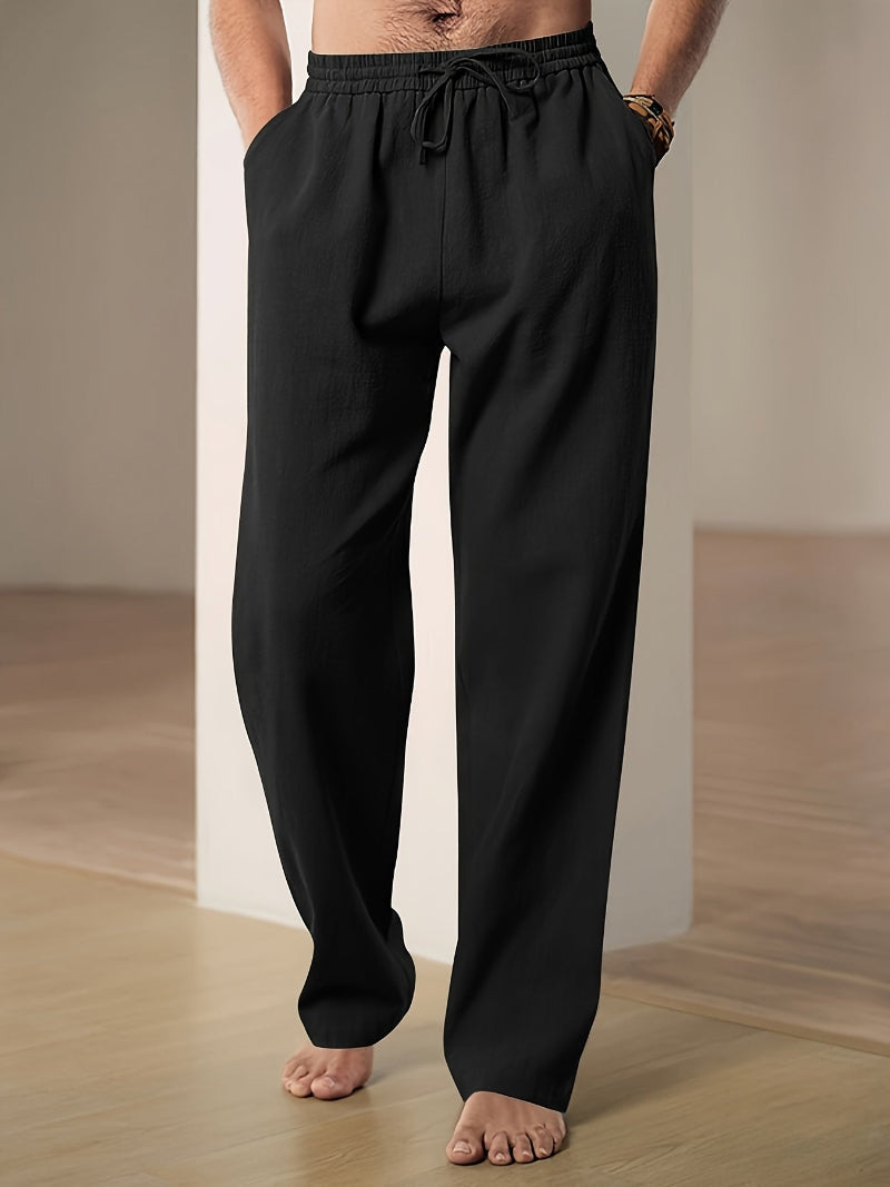 Men's Linen Blend Trousers