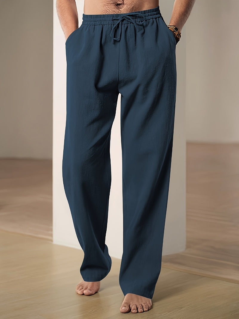 Men's Linen Blend Trousers