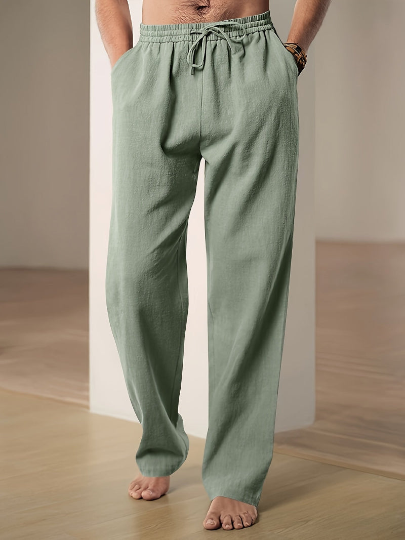 Men's Linen Blend Trousers