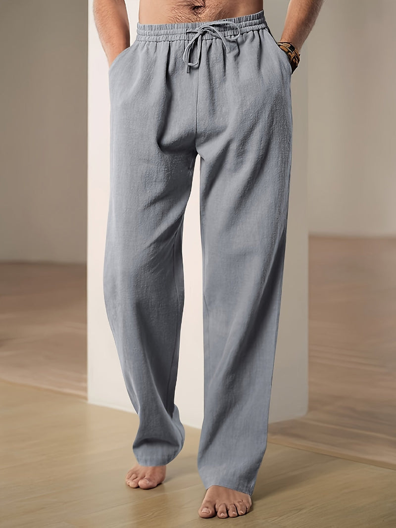 Men's Linen Blend Trousers