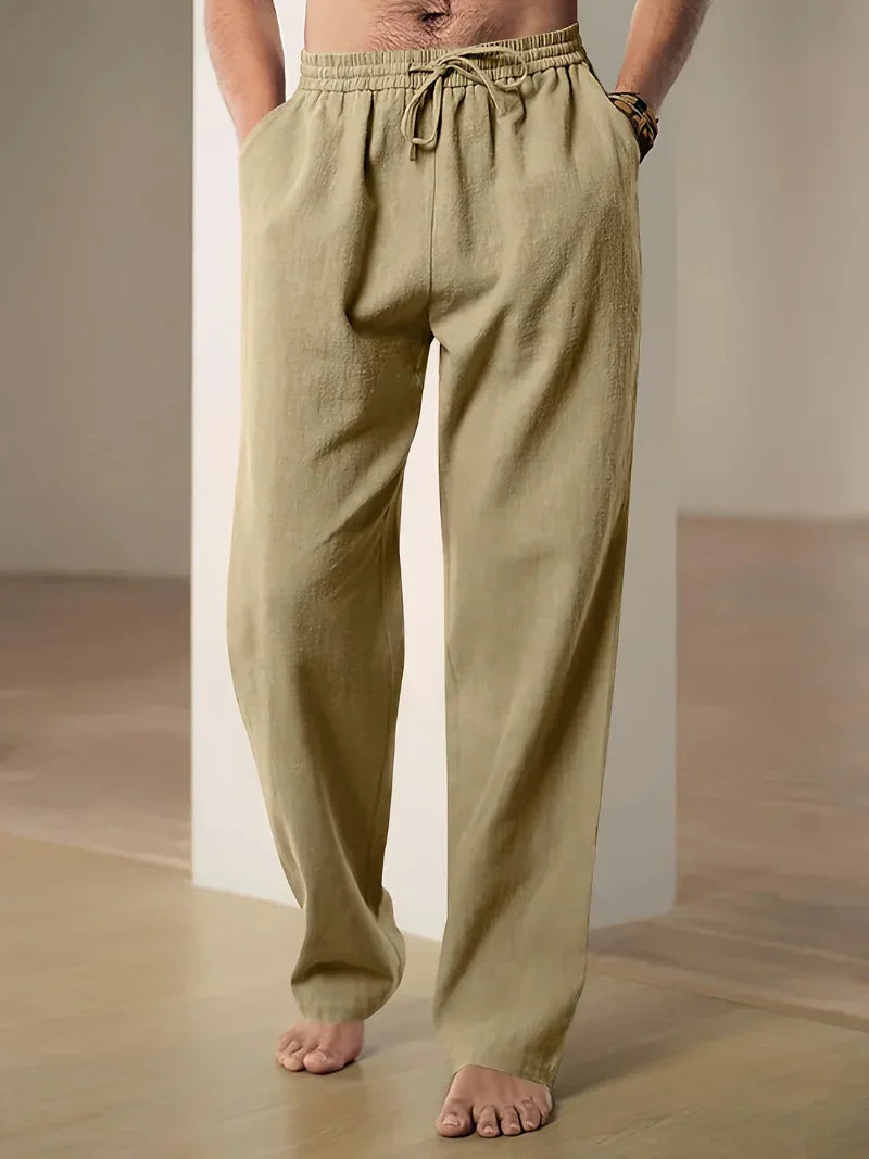 Men's Linen Blend Trousers