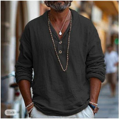 Men's Long-Sleeved Casual Shirt