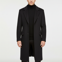 Men's Long Wool Coat