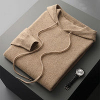 Men's Merino Wool Hoodie with Soft Finish