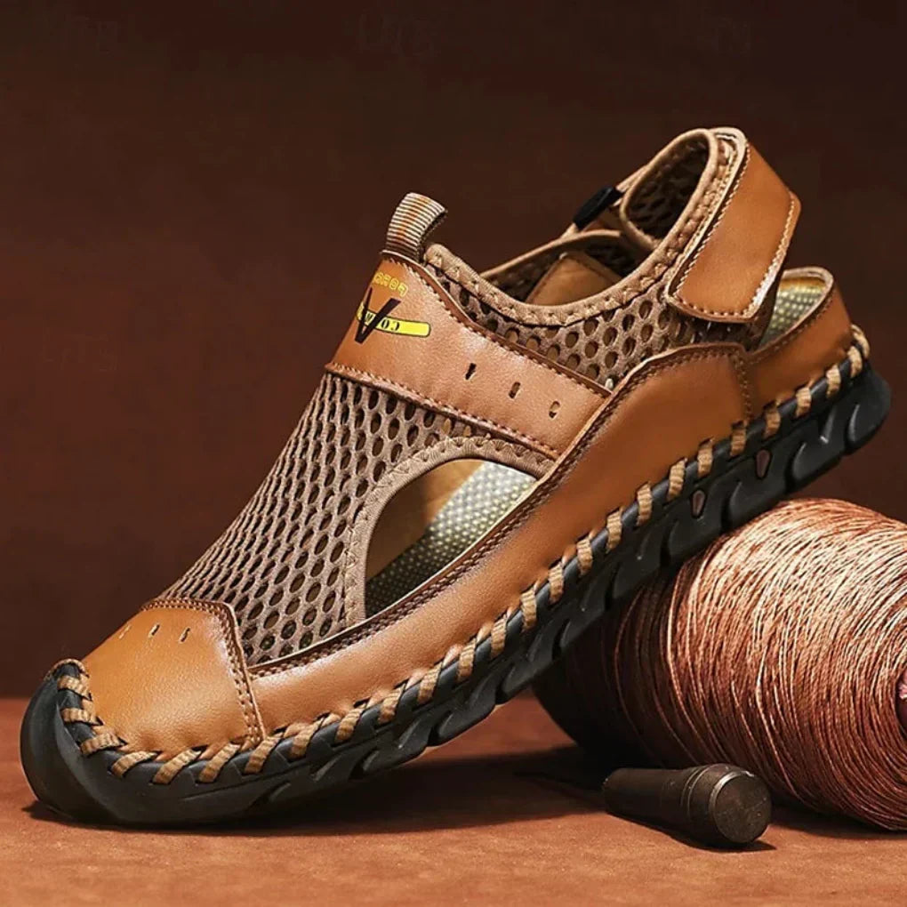 Men's Mesh Fisherman Sandals with Adjustable Straps