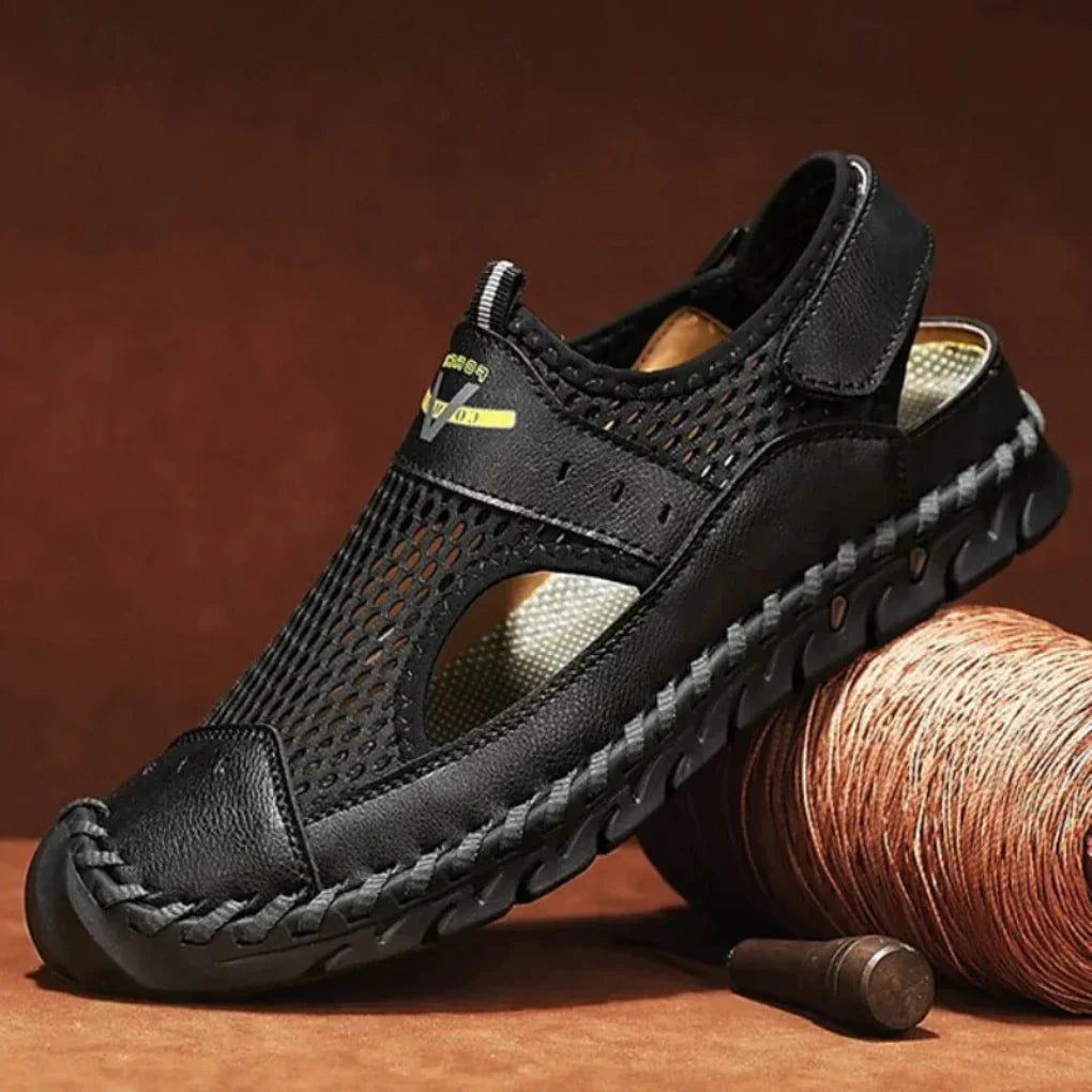 Men's Mesh Fisherman Sandals with Adjustable Straps