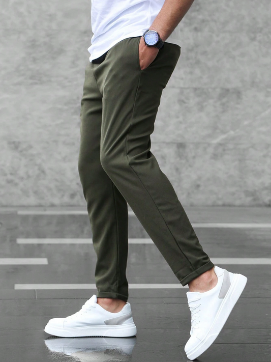 Men's Modern Stretch Trousers – Comfort & Style
