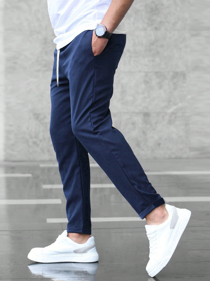 Men's Modern Stretch Trousers – Comfort & Style
