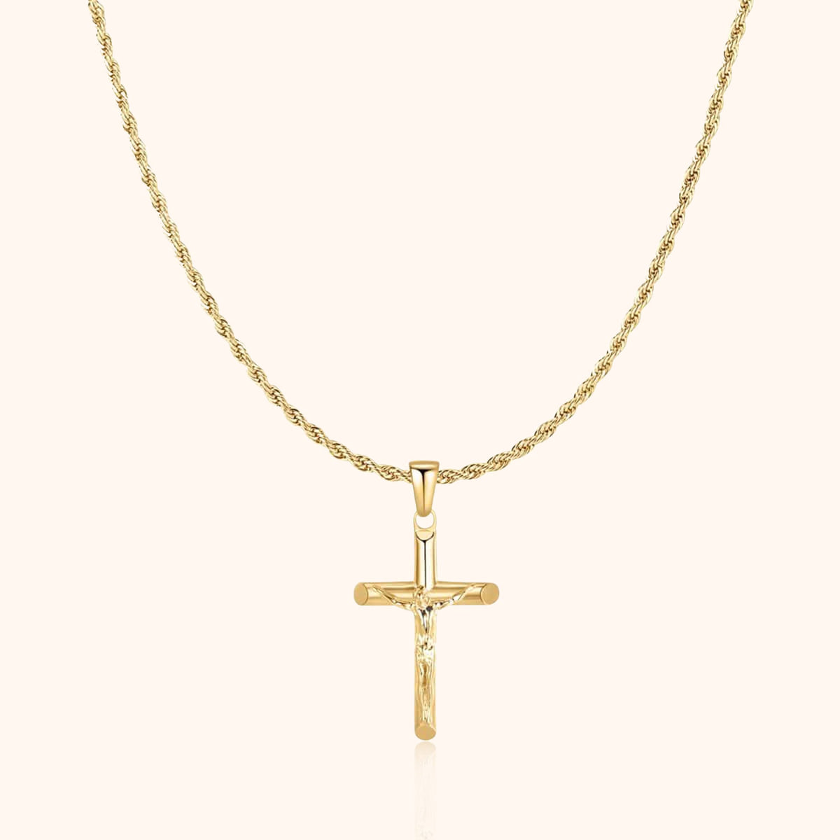 Men's Necklace with Cross