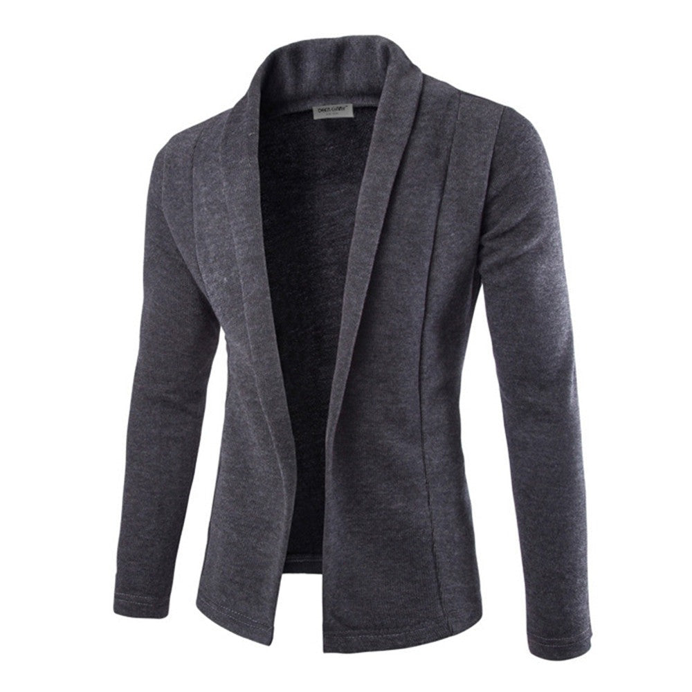 Men's Open-Front Cardigan